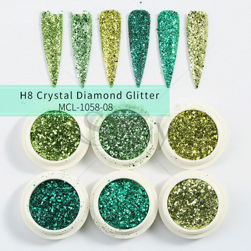 Glitter Aurora Nail Powder
