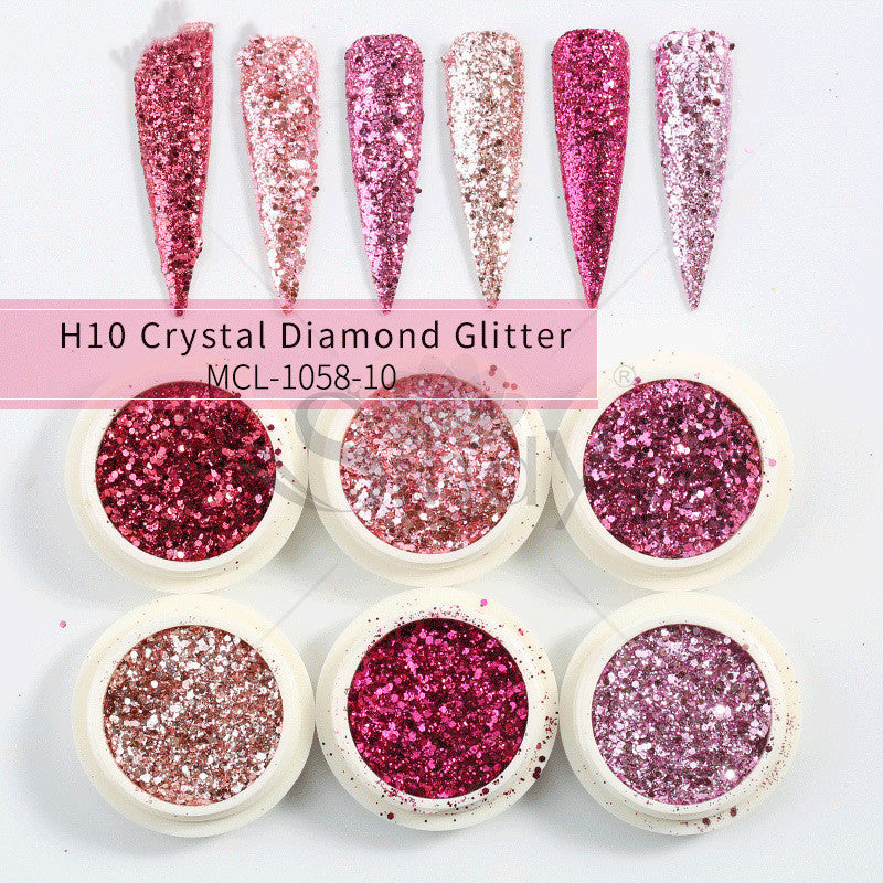 Glitter Aurora Nail Powder