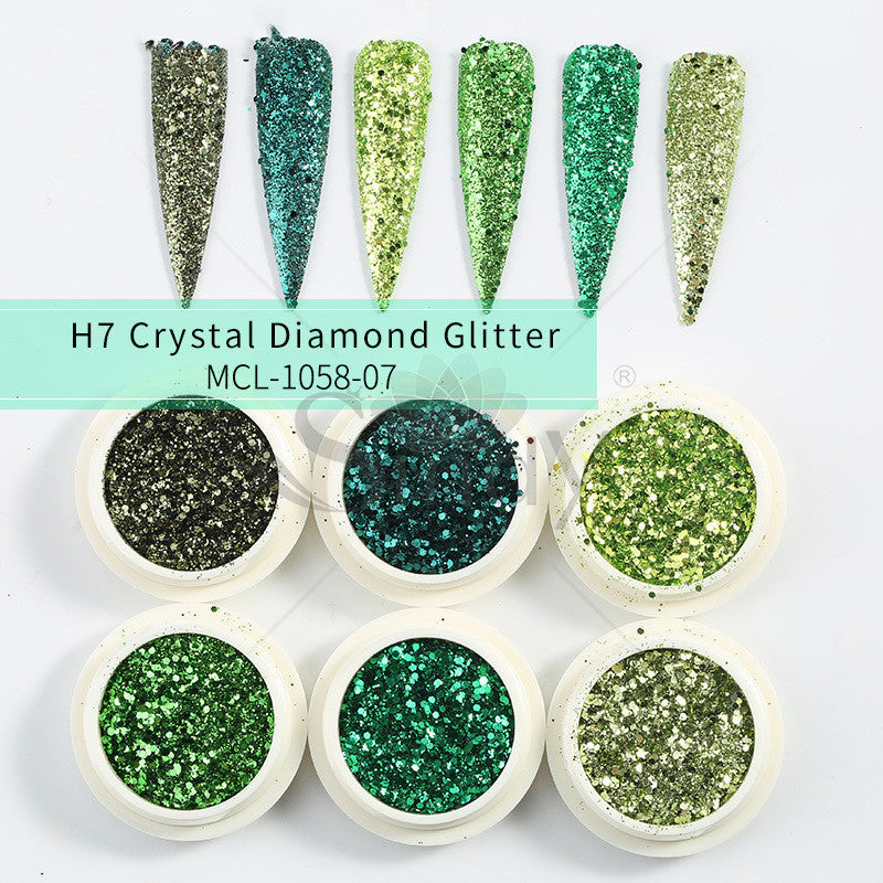 Glitter Aurora Nail Powder