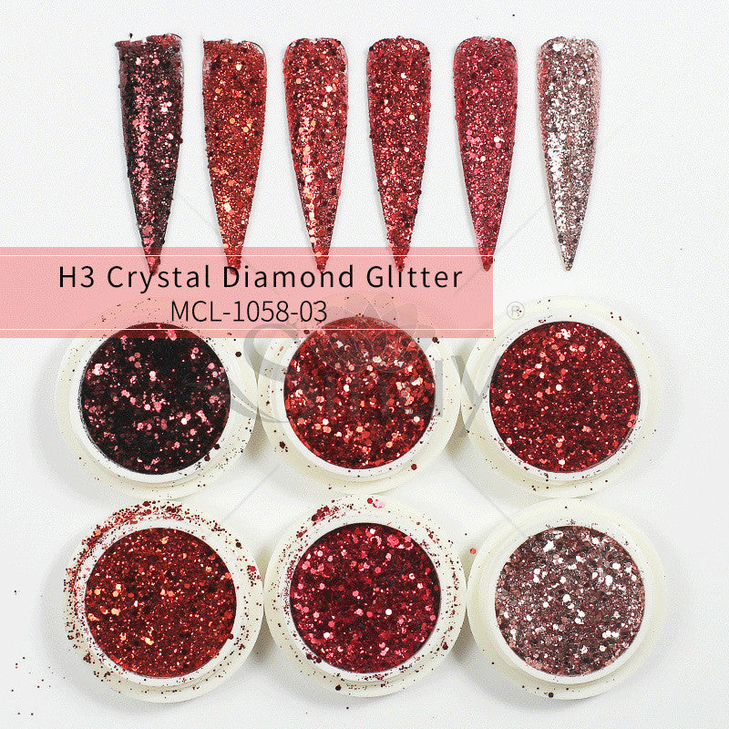 Glitter Aurora Nail Powder
