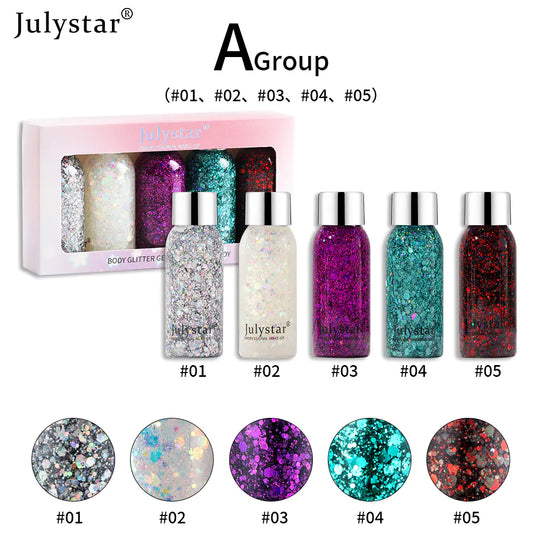 Aurora Glitter Liquid Eyeshadow Set