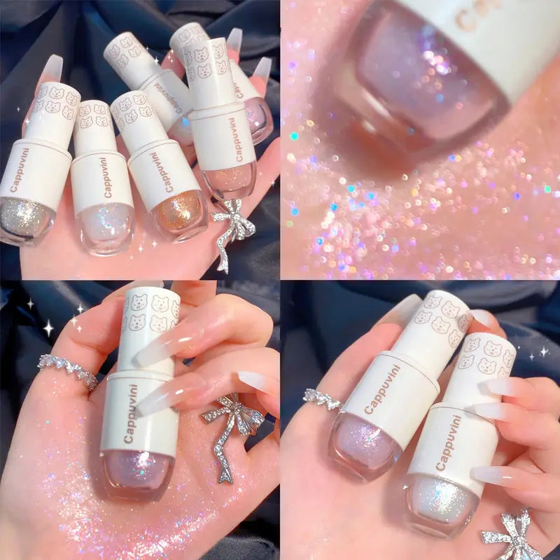 Glitter Aurora Liquid Eyeshadow - 6 Long-Lasting Shades